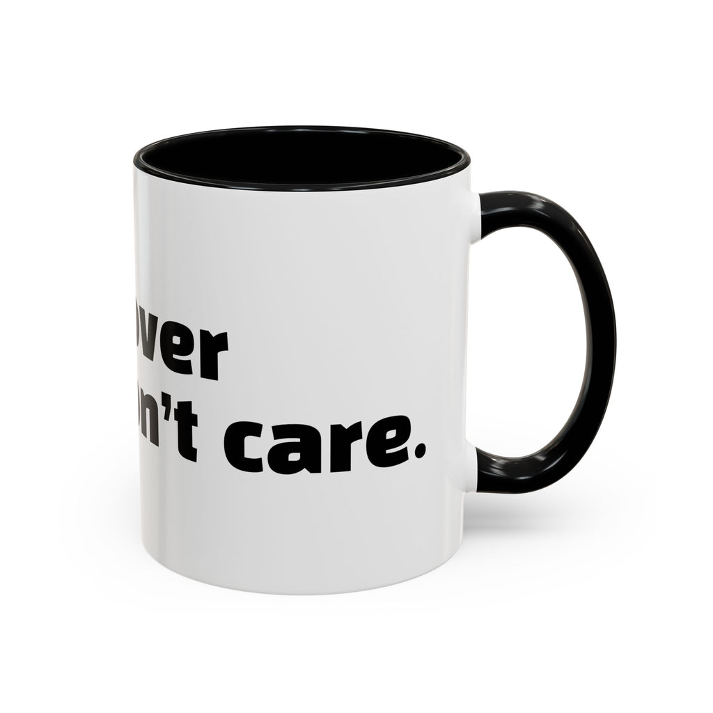 "Still not over it. Still don’t care."