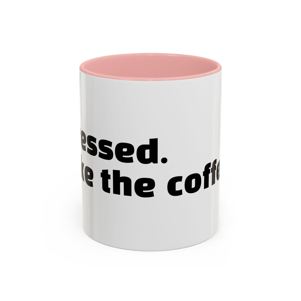 "Pressed. Like the coffee."