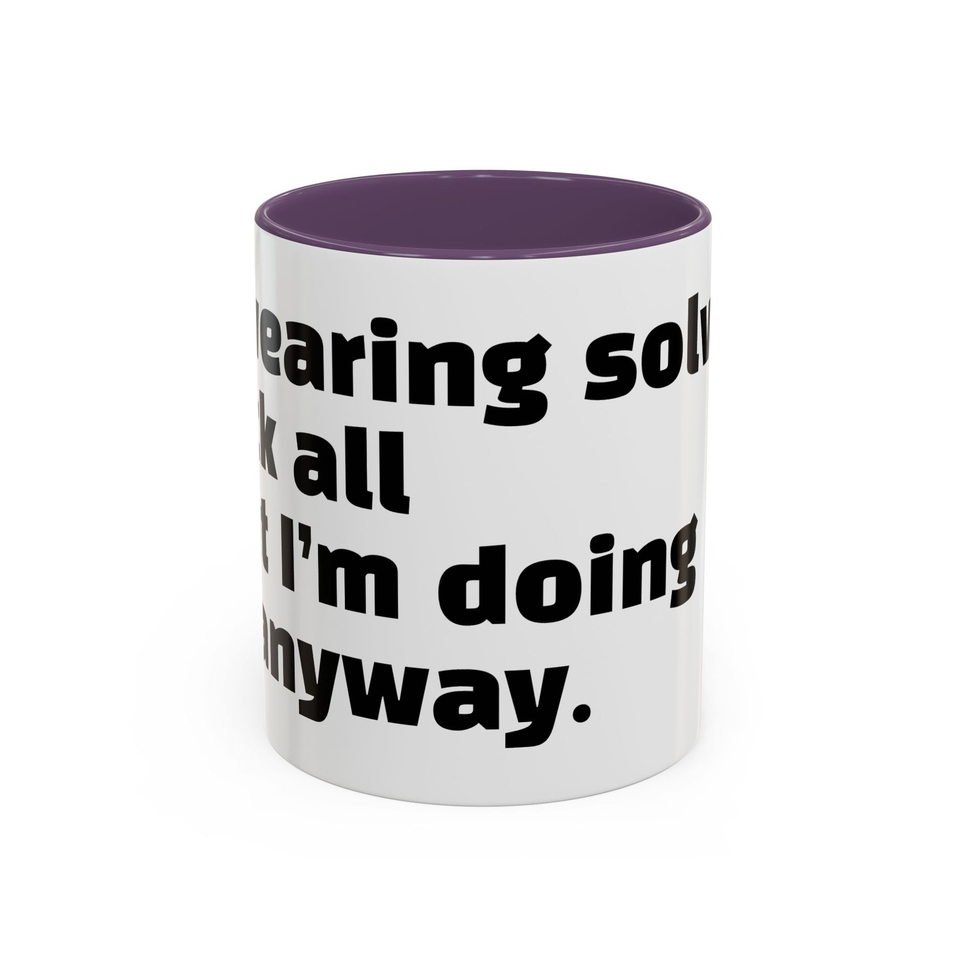 "Swearing solves f*ck all but I’m doing it anyway."