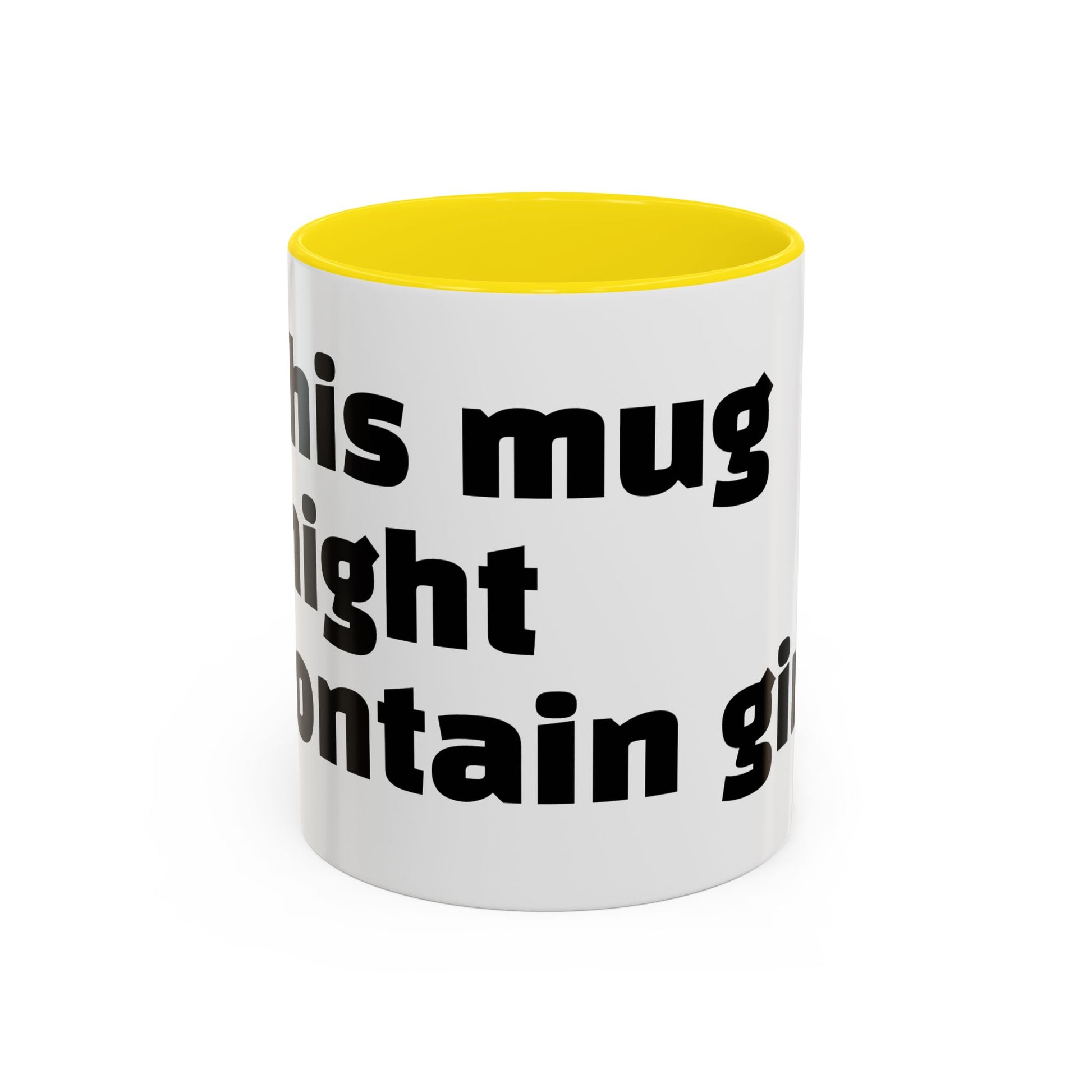 "This mug might contain gin."