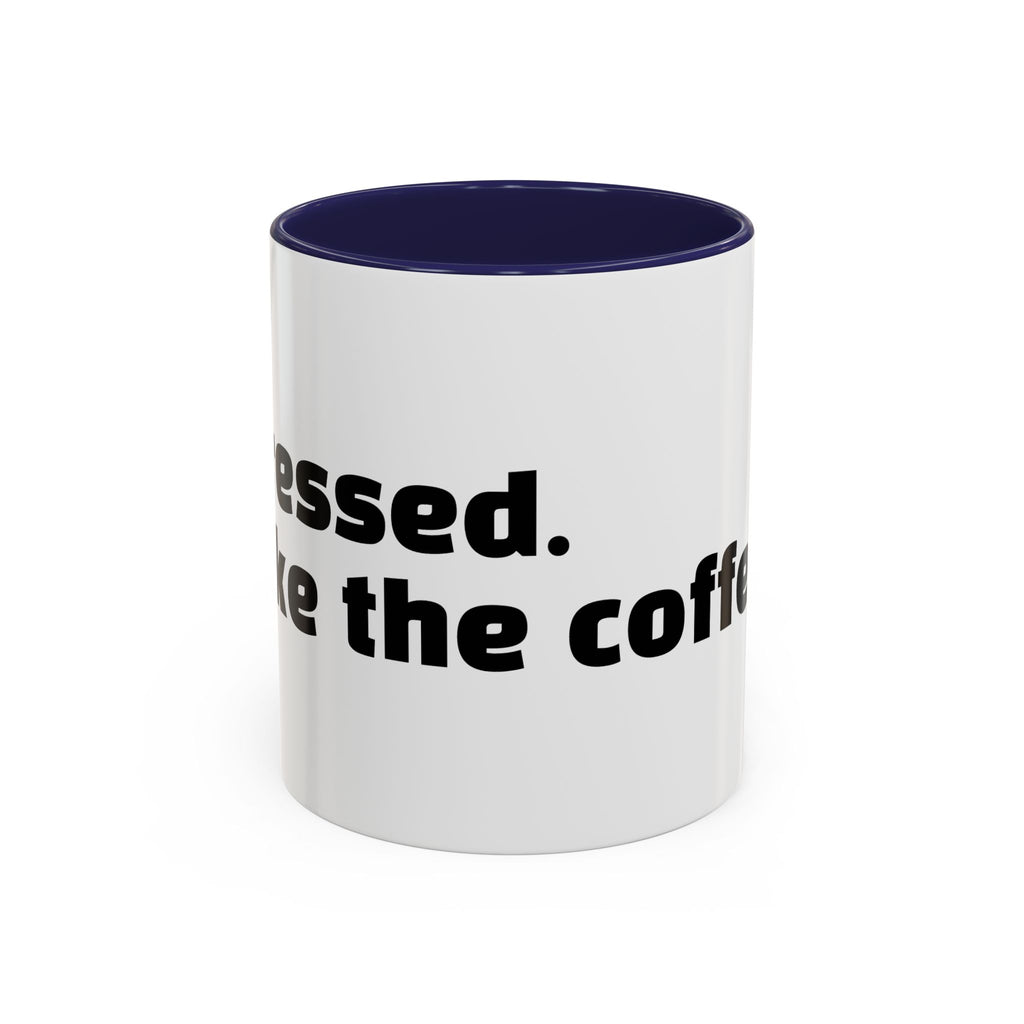 "Pressed. Like the coffee."
