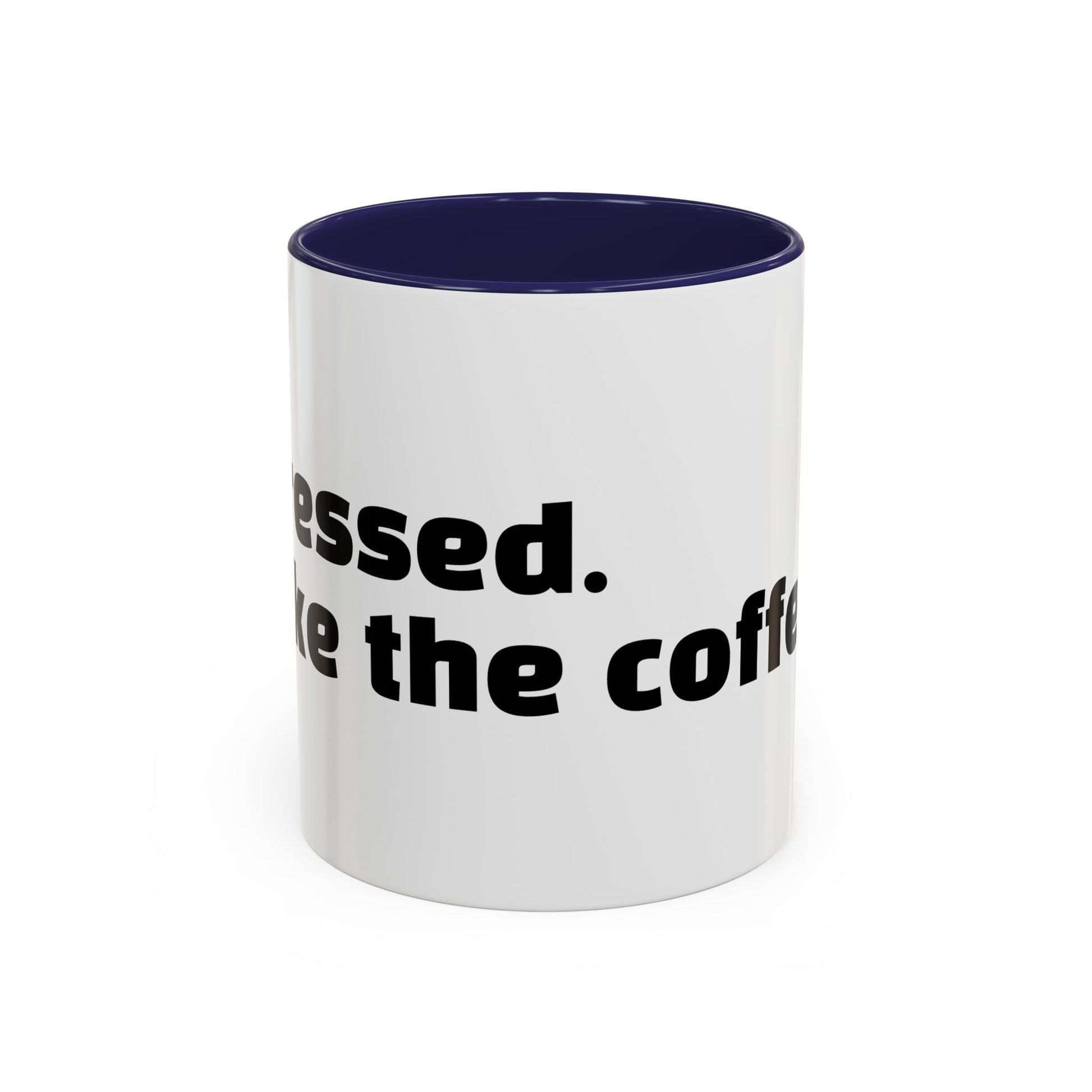 "Pressed. Like the coffee."