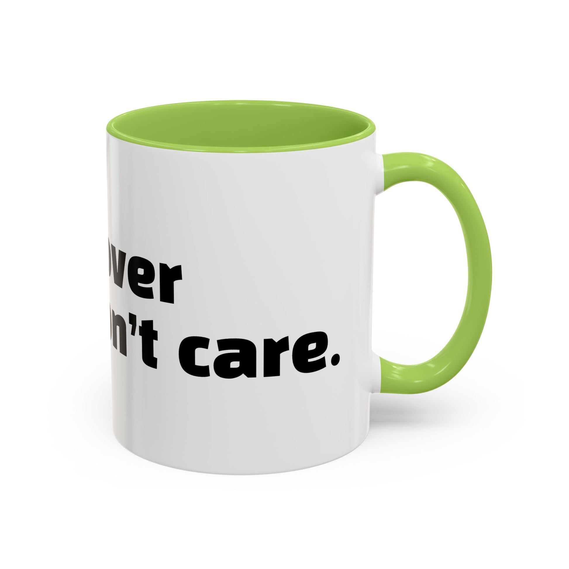"Still not over it. Still don’t care."
