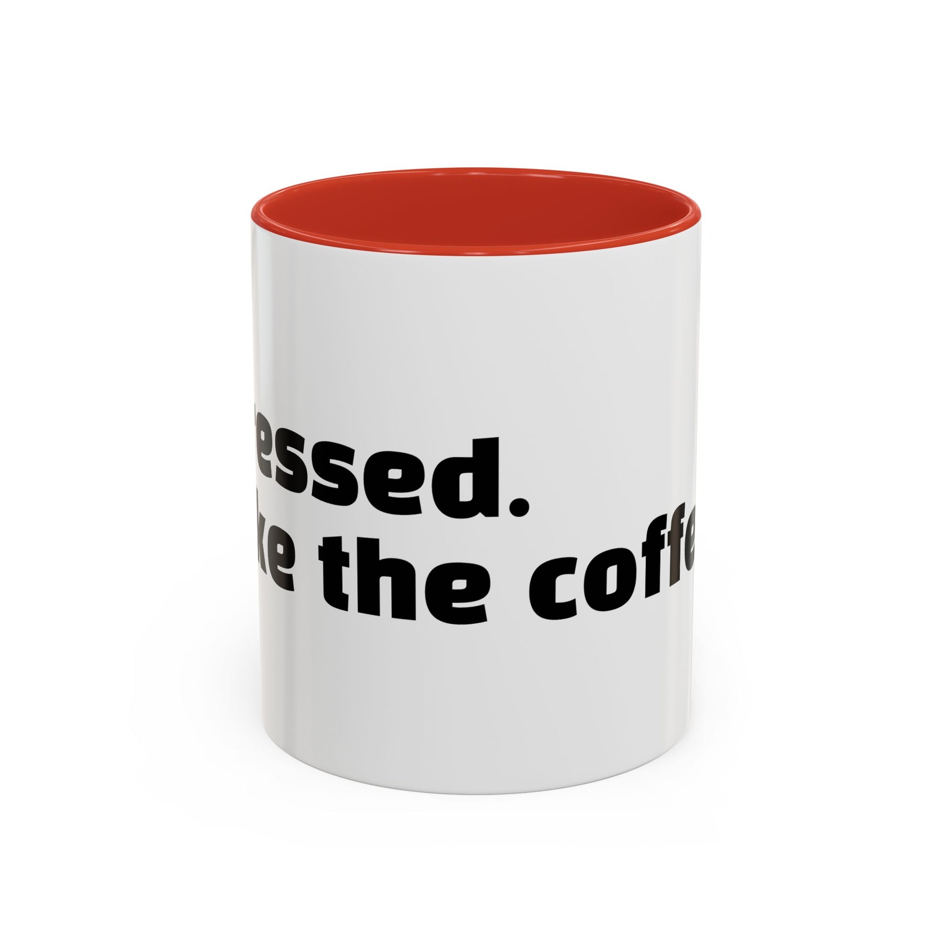 "Pressed. Like the coffee."