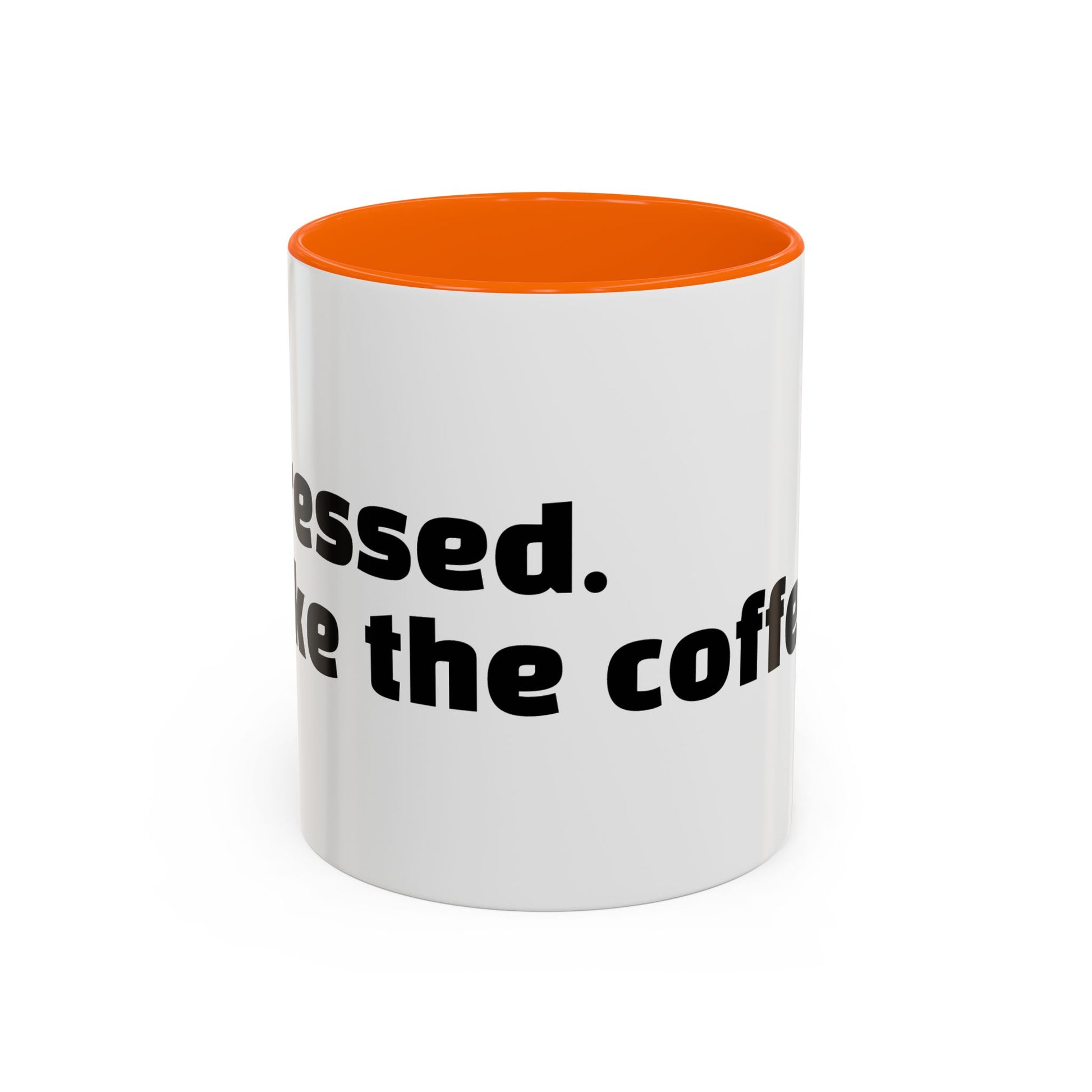 "Pressed. Like the coffee."