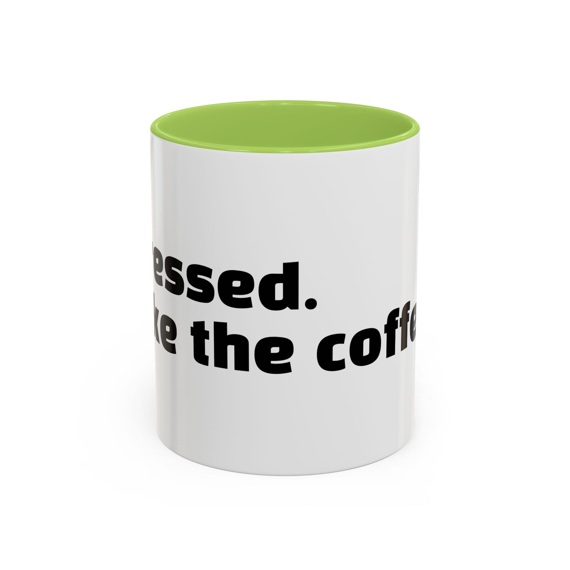 "Pressed. Like the coffee."