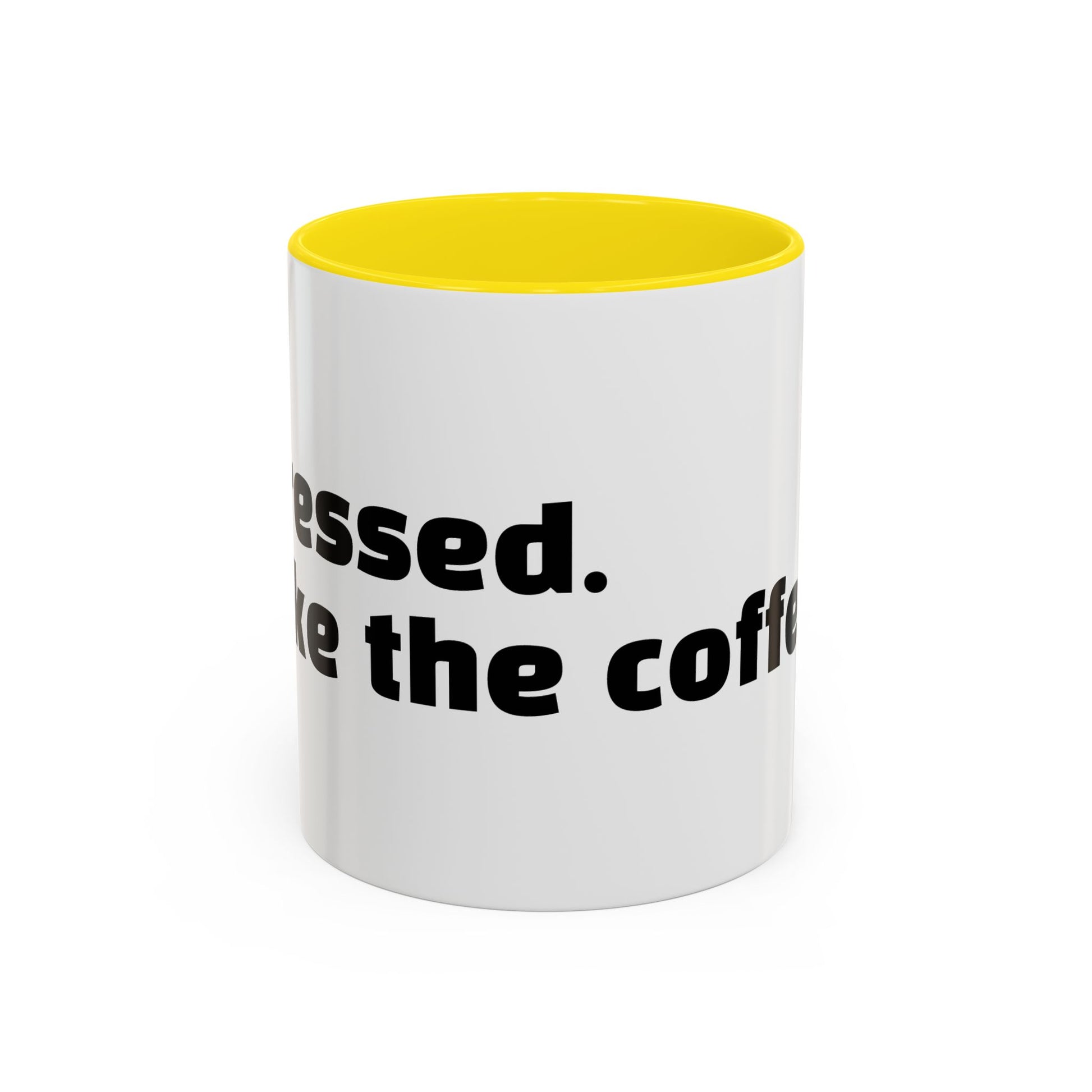 "Pressed. Like the coffee."