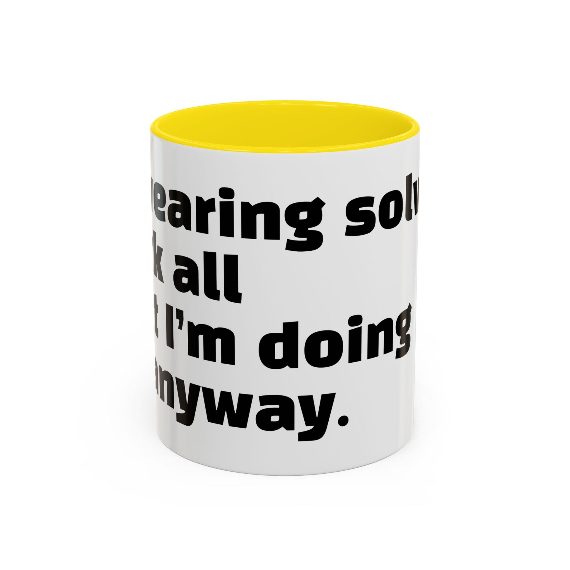 "Swearing solves f*ck all but I’m doing it anyway."