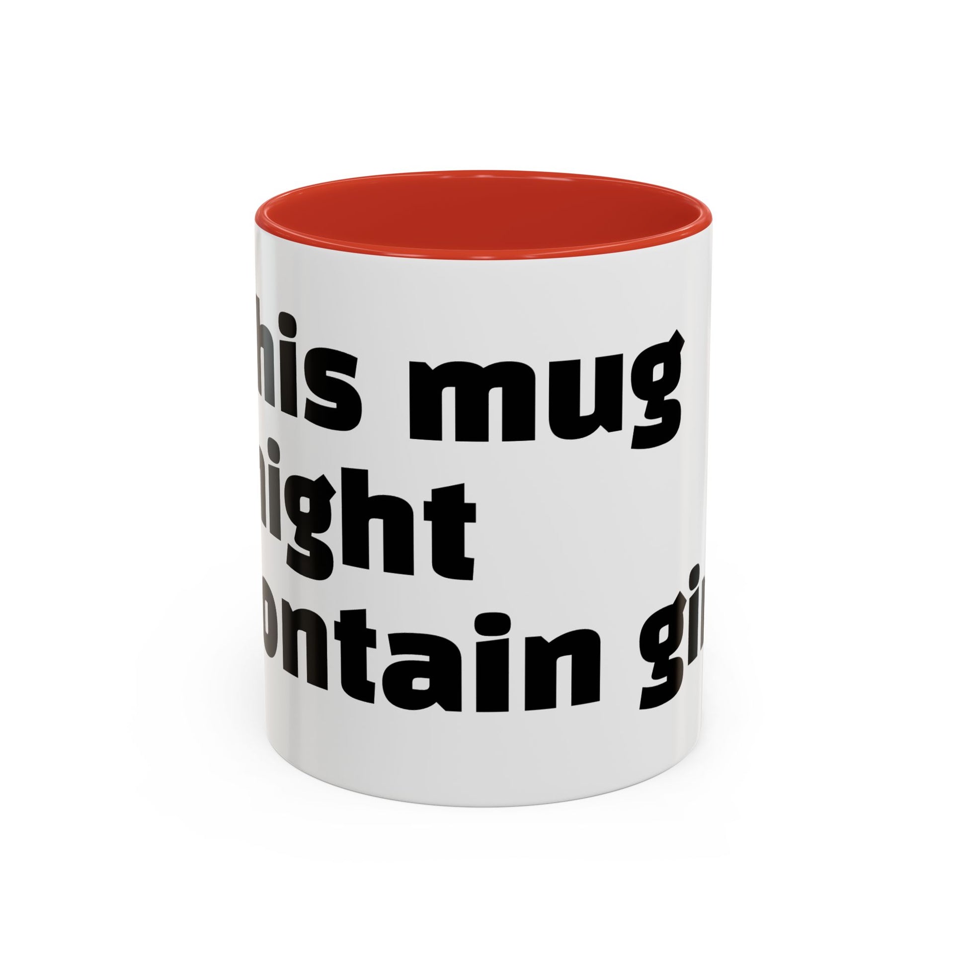 "This mug might contain gin."