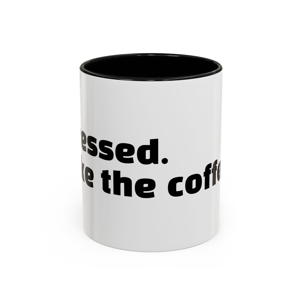 "Pressed. Like the coffee."