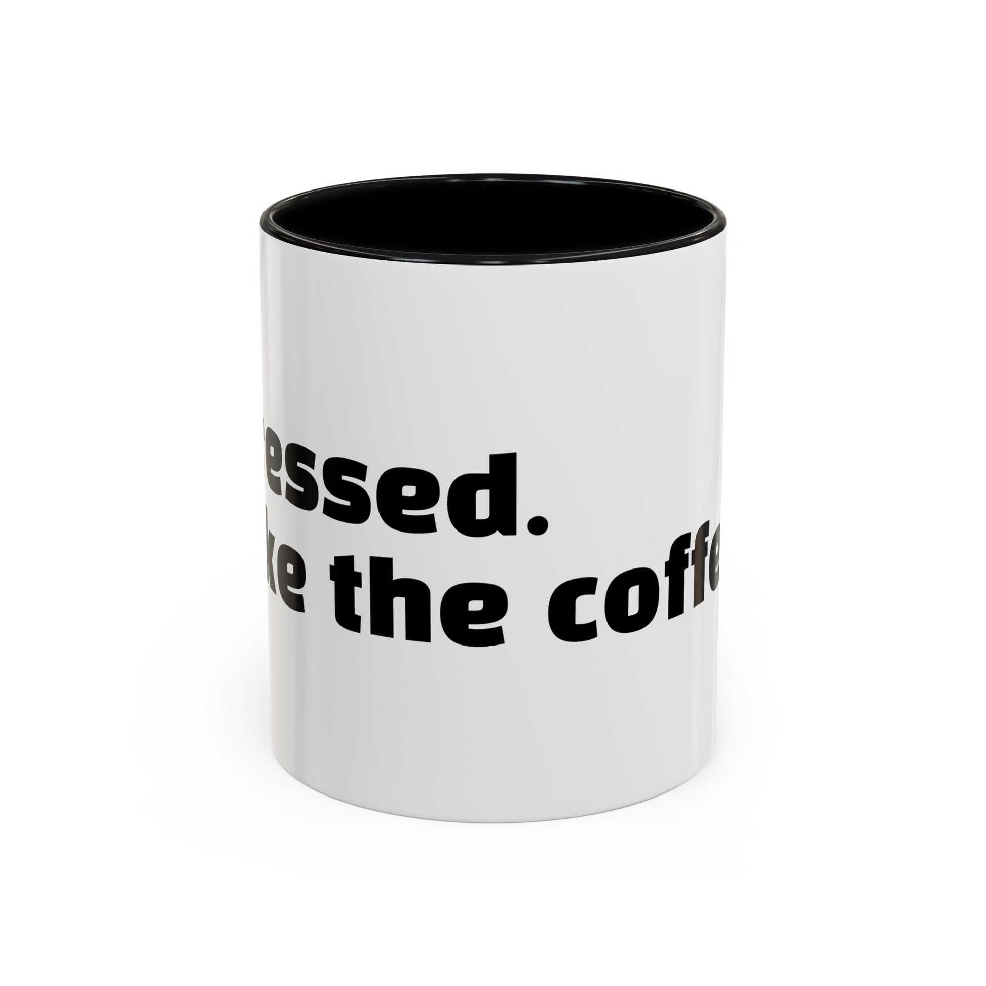 "Pressed. Like the coffee."