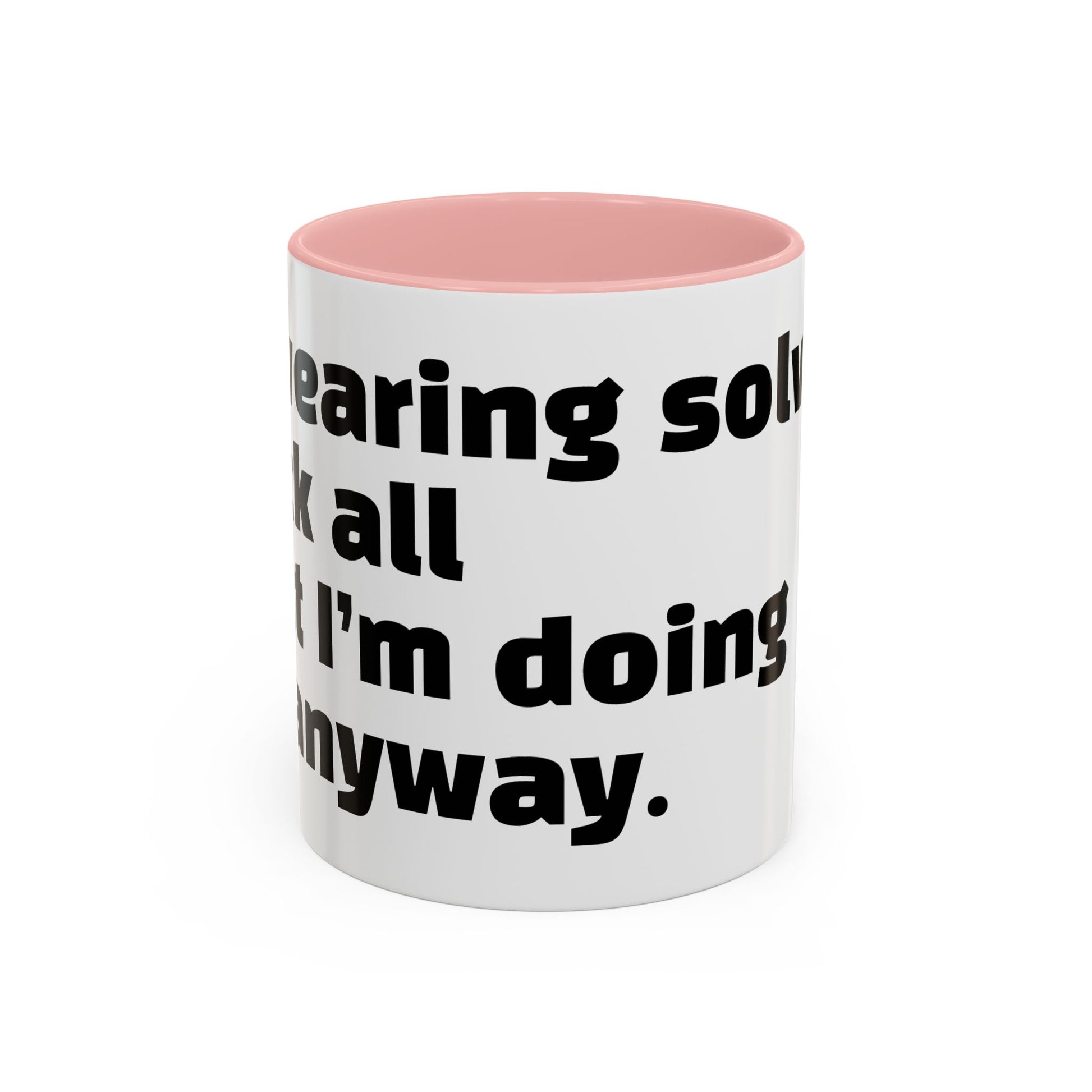 "Swearing solves f*ck all but I’m doing it anyway."