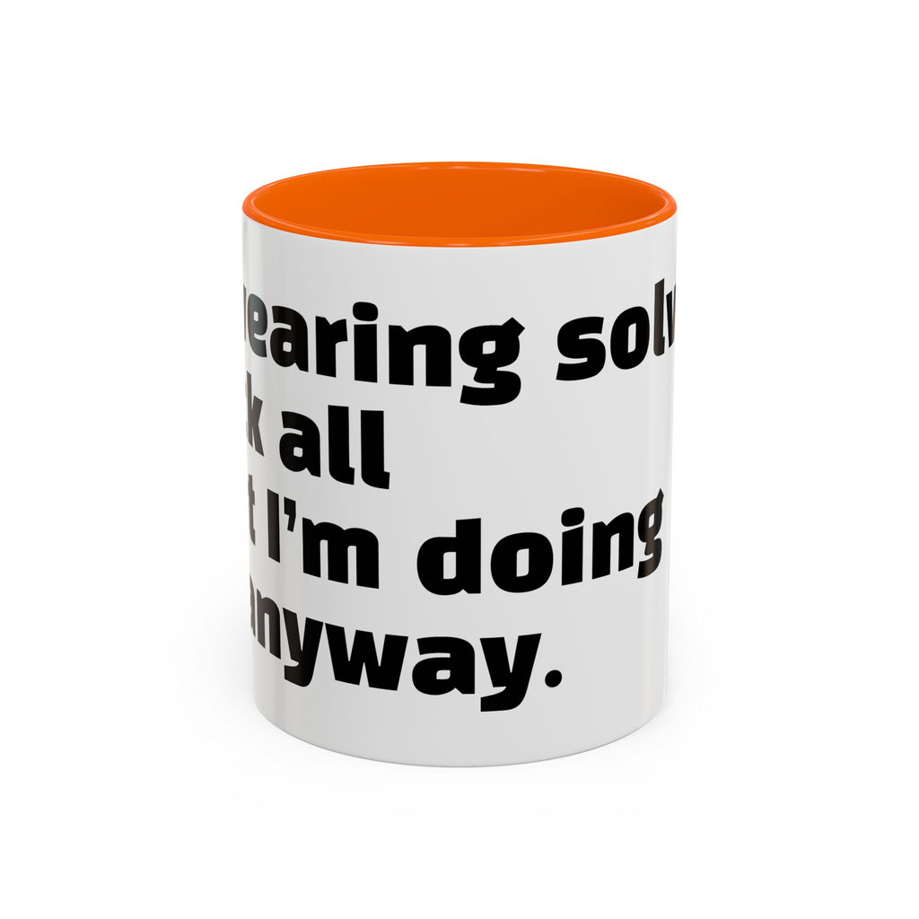 "Swearing solves f*ck all but I’m doing it anyway."