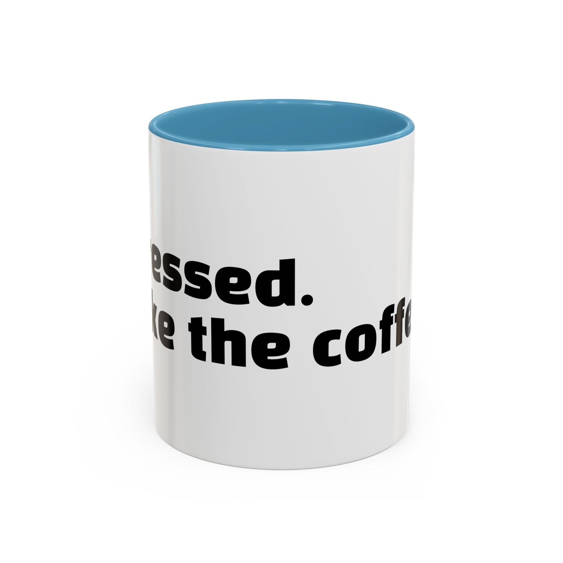 "Pressed. Like the coffee."