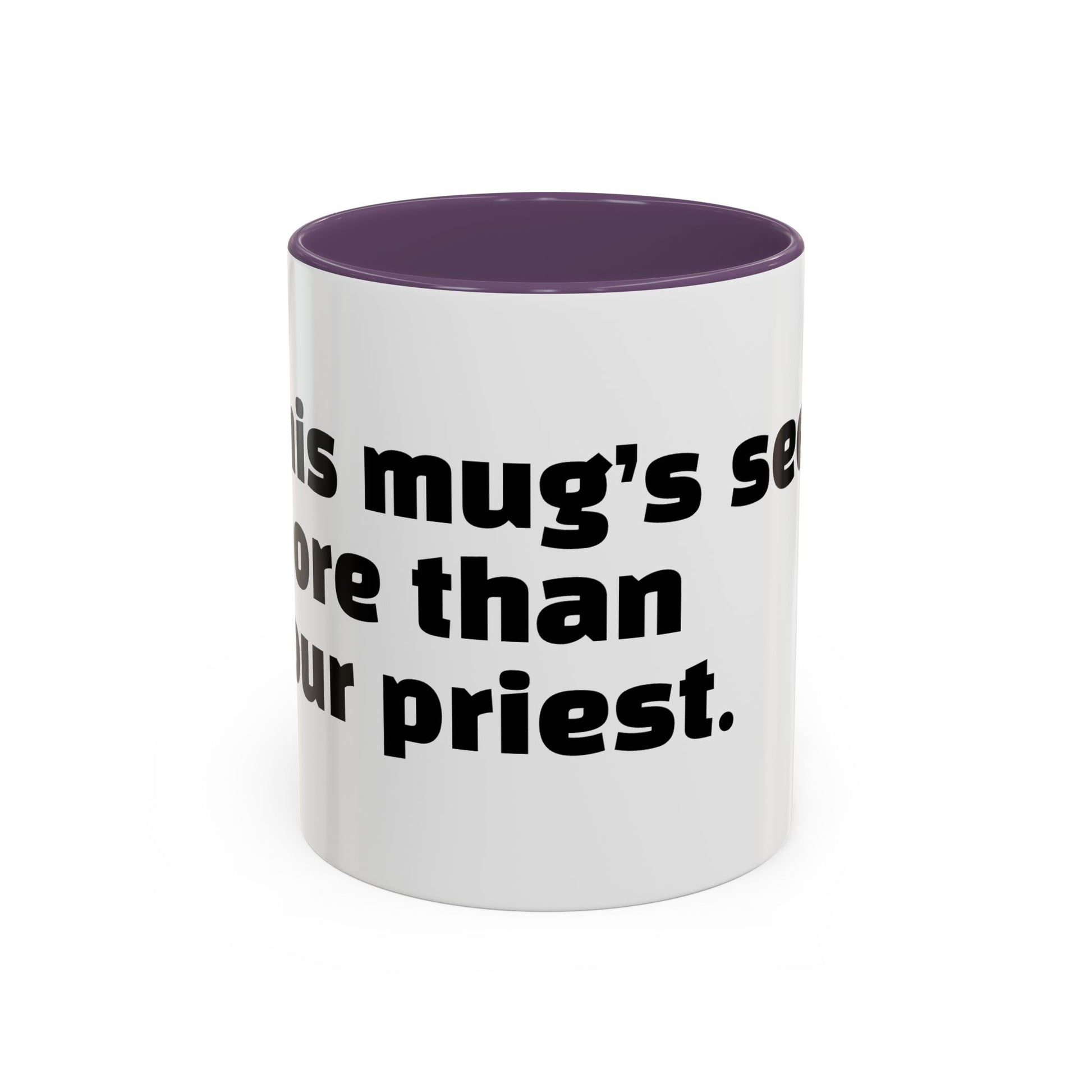"This mug’s seen more than your priest."