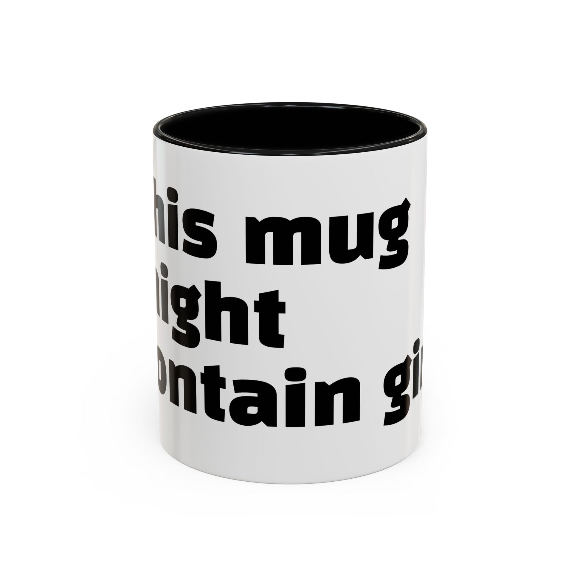 "This mug might contain gin."