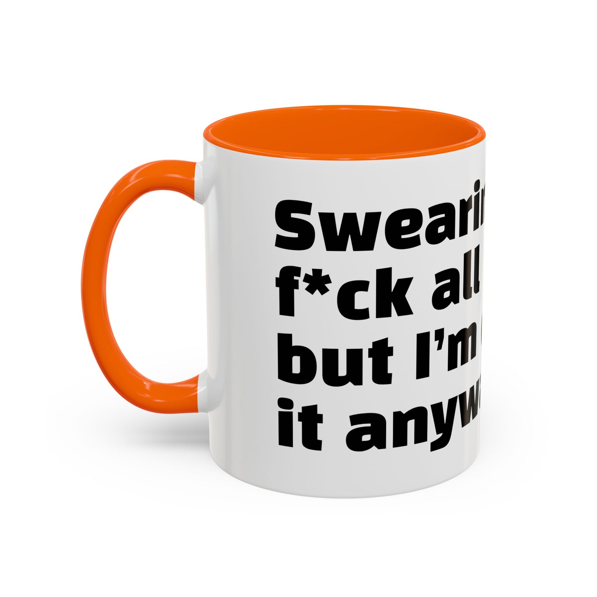 "Swearing solves f*ck all but I’m doing it anyway."