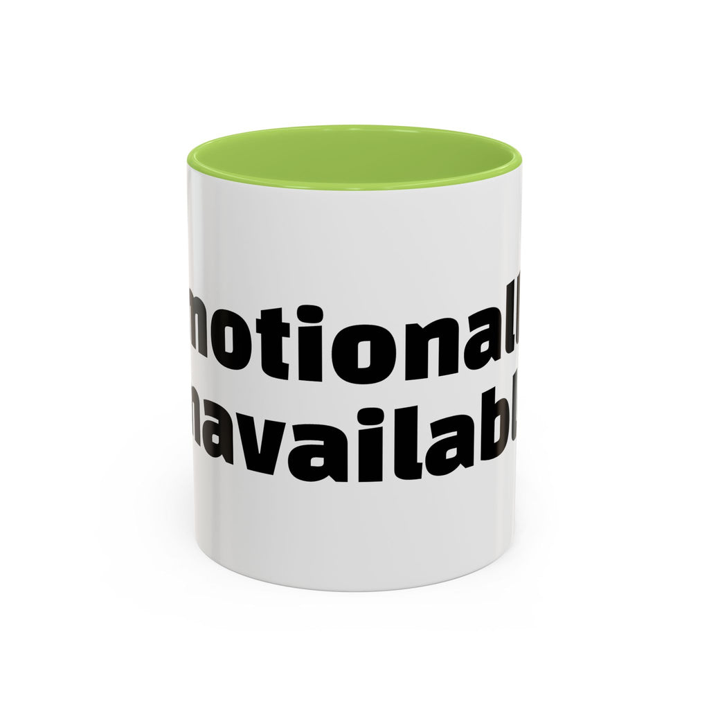 "Emotionally unavailable."