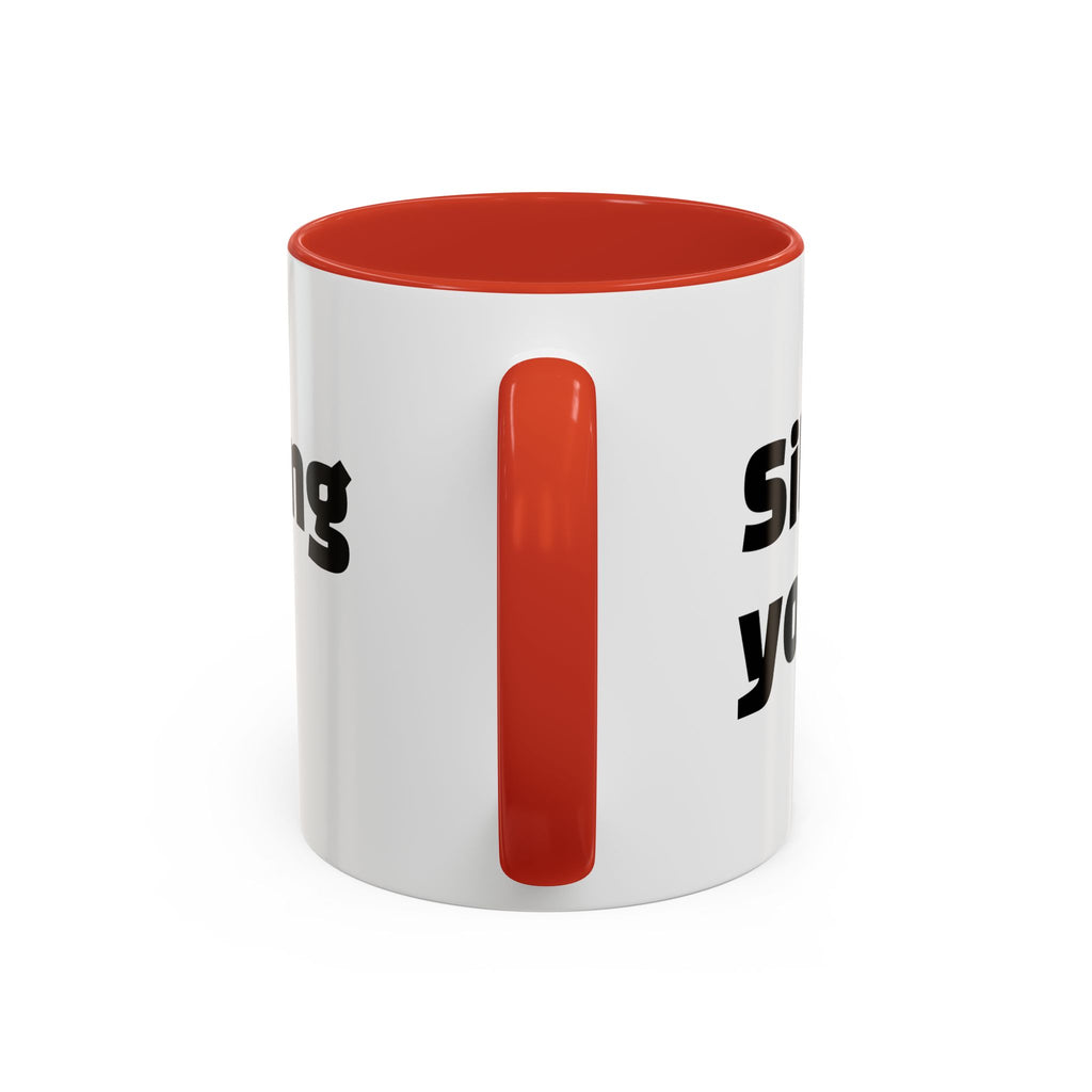 "Silently judging your decaf."