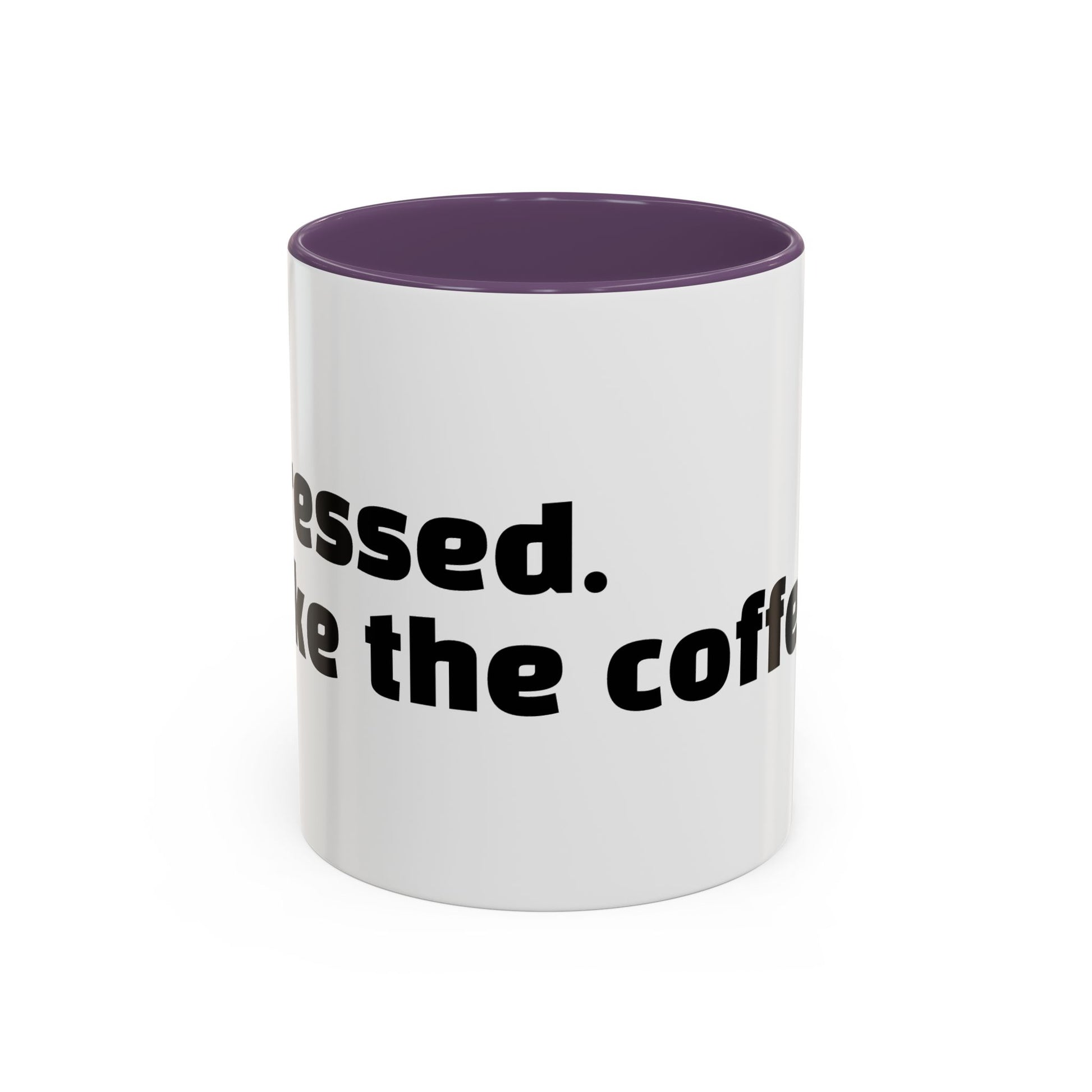 "Pressed. Like the coffee."
