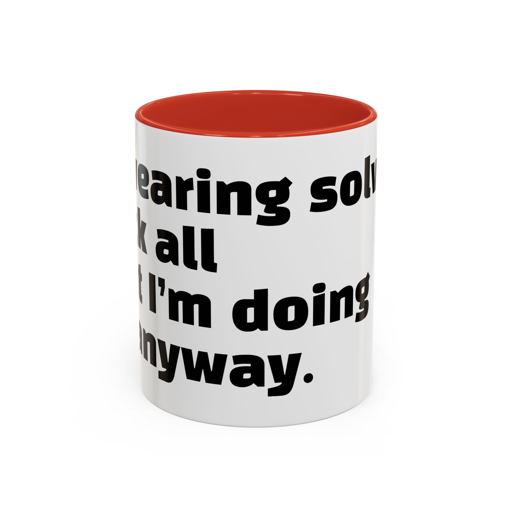 "Swearing solves f*ck all but I’m doing it anyway."