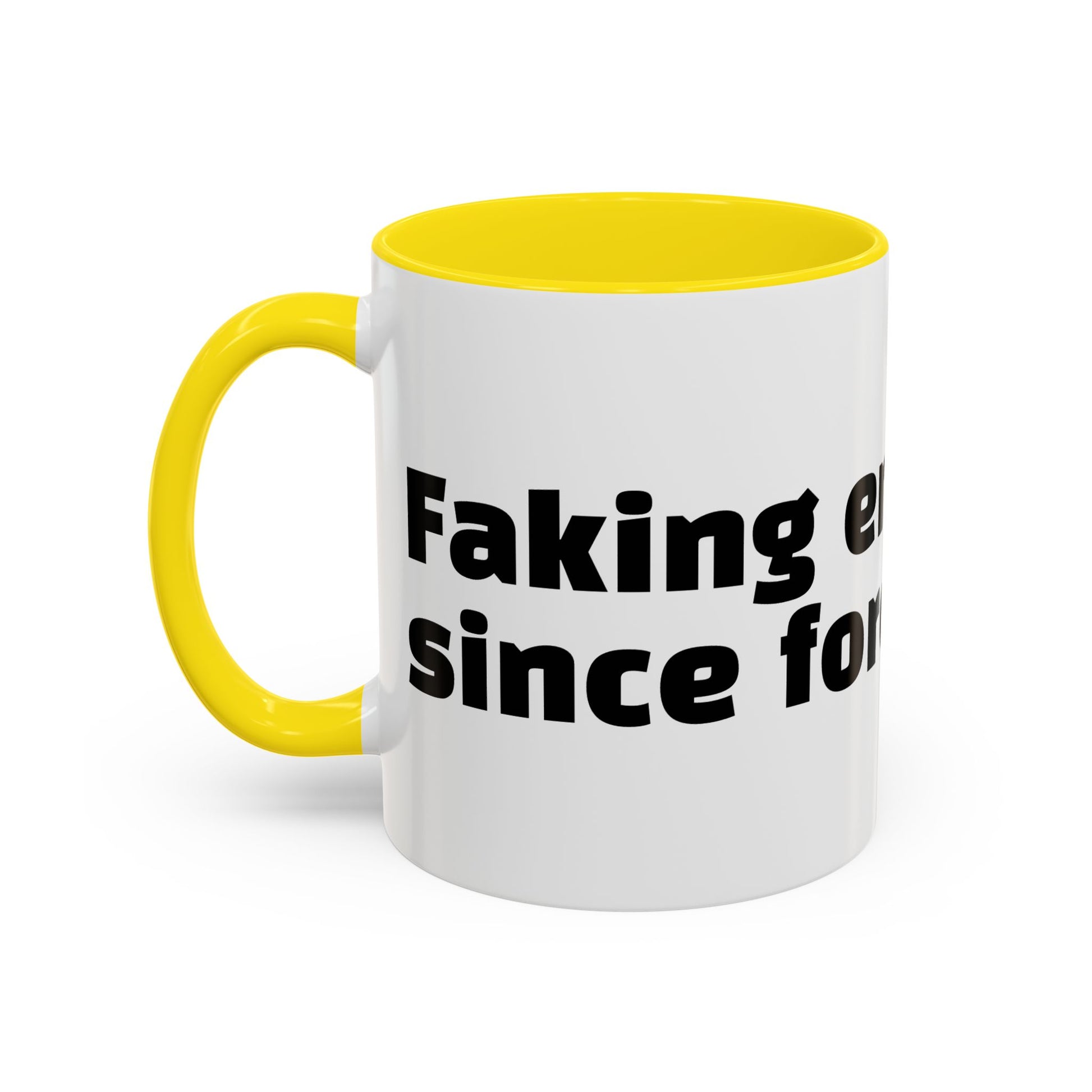 "Faking enthusiasm since forever."