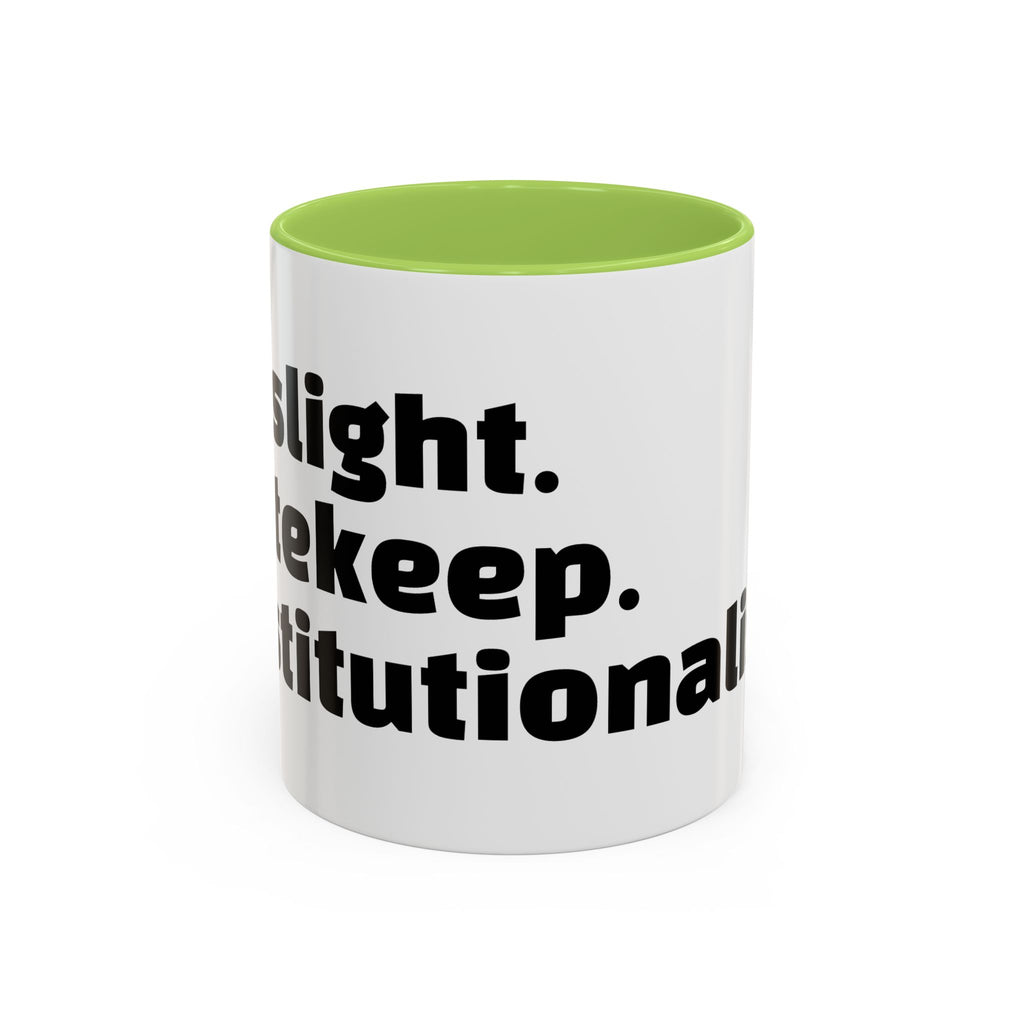 "Gaslight. Gatekeep. Institutionalise."